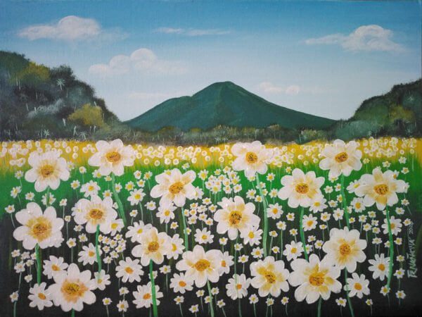 Flowers of Mt Banahaw 4 12x16in panel 5k