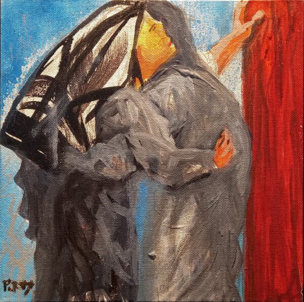 La Consolata - 8in x 8in acrylic on canvas - Fr Roy Quesea