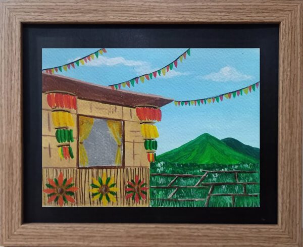 banahaw pahiyas 5x7 framed 1