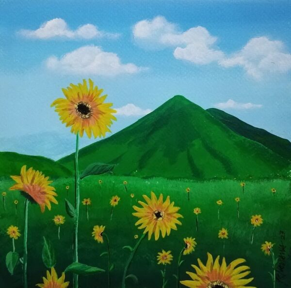 banahaw sunflower 02 8x8in 1