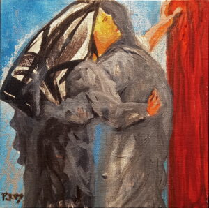 La Consolata - 8in x 8in acrylic on canvas - Fr Roy Quesea