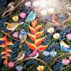 Birds of Paradise - Anthony Nanola - 24 x 24 - Acrylic on Canvas