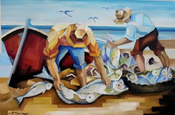 Fishermen (Reproduction of "Pescadores" by Damiao Martins)